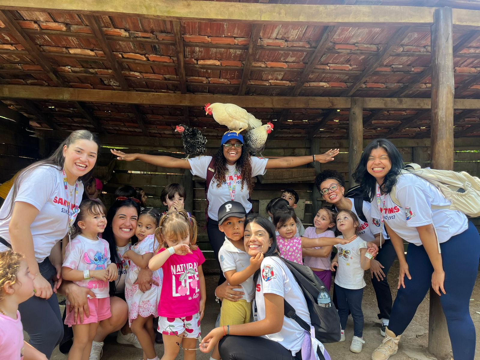 Crianças do Maternal, Infantil 1 e 2 tem vivência na Fazendinha Cia. dos Bichos